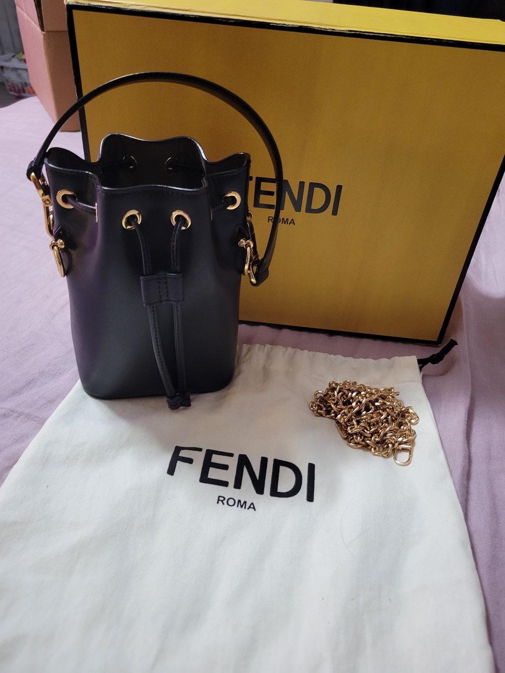 Fendi Black Mon Tresor Mini